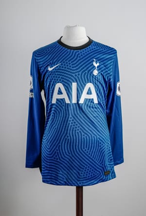 Hugo Lloris Player Issued Blue Tottenham Shirt