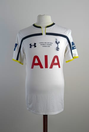 Harry Kane Match Issued Capital One Cup Final Shirt and Jacket 2015