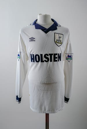 Vinnie Samways Match Worn Tottenham Hotspur Shirt 1994