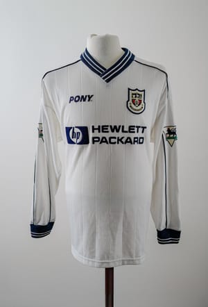 Jurgen Klinsmann Match Worn 1998 Tottenham Shirt