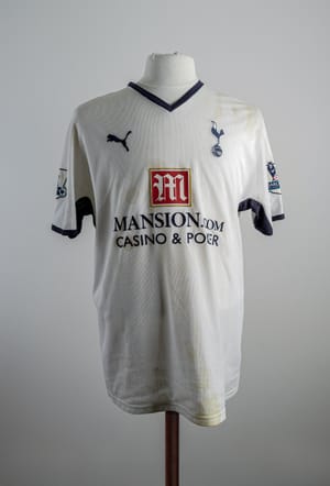 Robbie Keane Match Worn Tottenham Hotspur Shirt 08/09