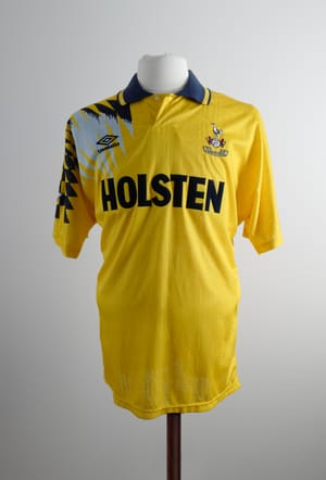 Justin Edinburgh Match Worn Tottenham Shirt