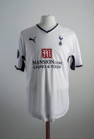 Frazier Campbell Match Issued UEFA Cup Tottenham Shirt