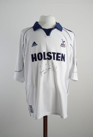 Ginola Match Worn 2000 Equipment Shirt