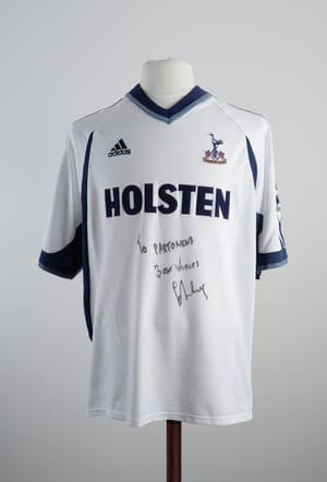 Gary Doherty Match Worn Tottenham Shirt 2000/01